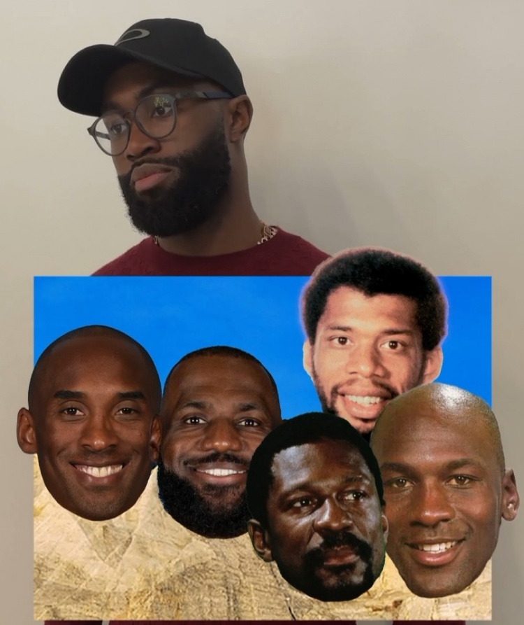 杰伦·布朗选择NBA总统山：科比、詹姆斯、乔丹、比尔·拉塞尔、贾巴尔
