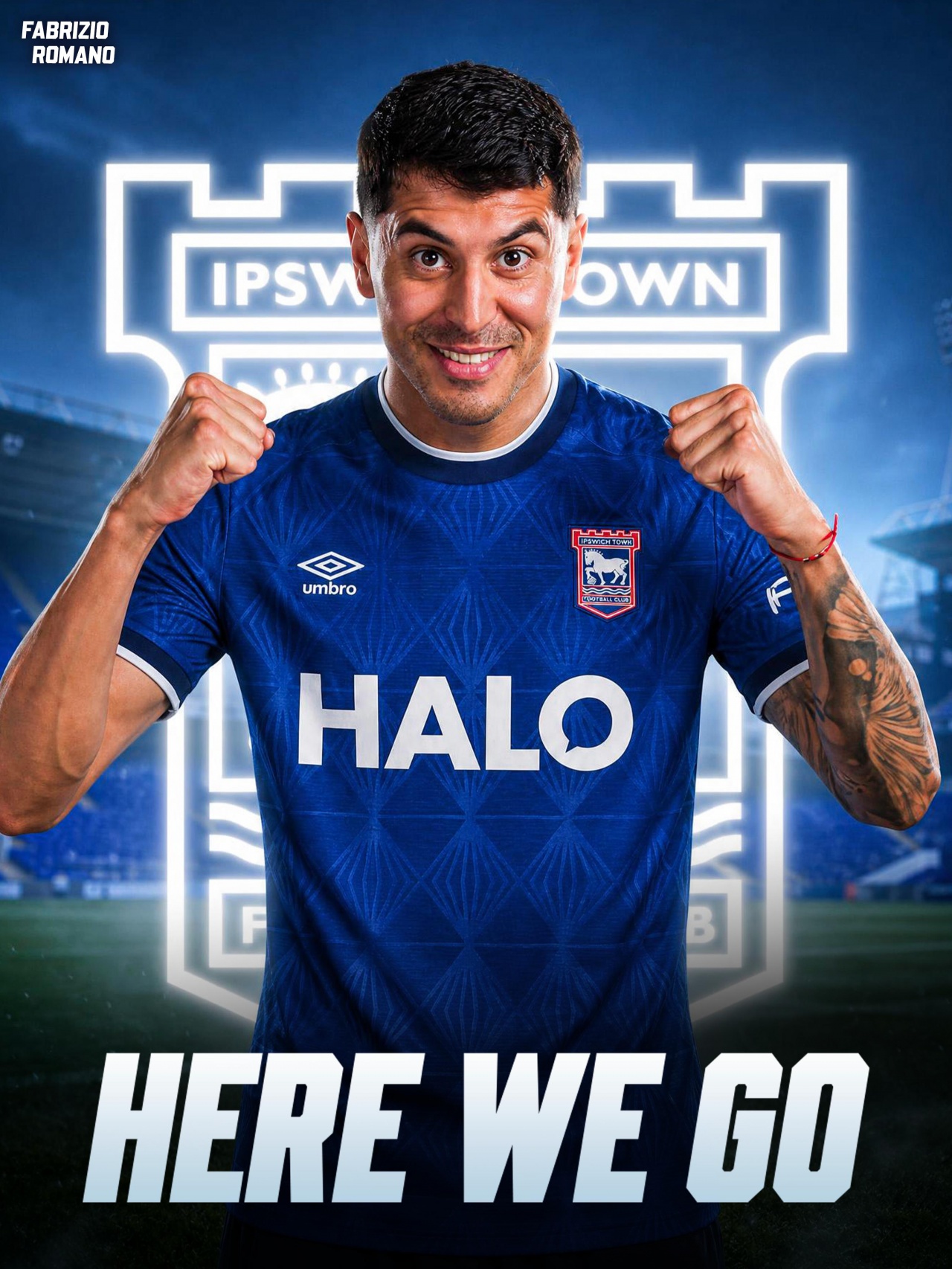Here we go！罗马诺：伊普斯维奇总价2750万签药厂中场帕拉西奥斯