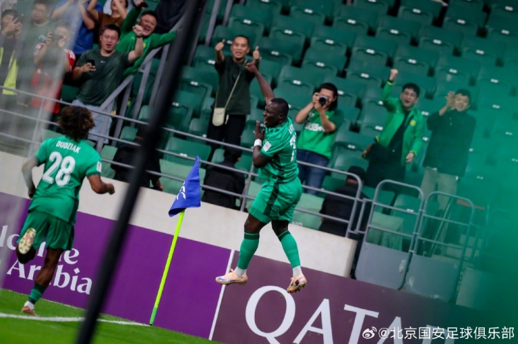 北京国安3-1战胜浦项铁人，取得亚冠开门红