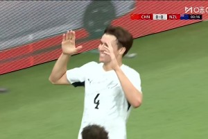 [进球视频]新西兰反越位成功传中+包抄破门，国足0-1落后